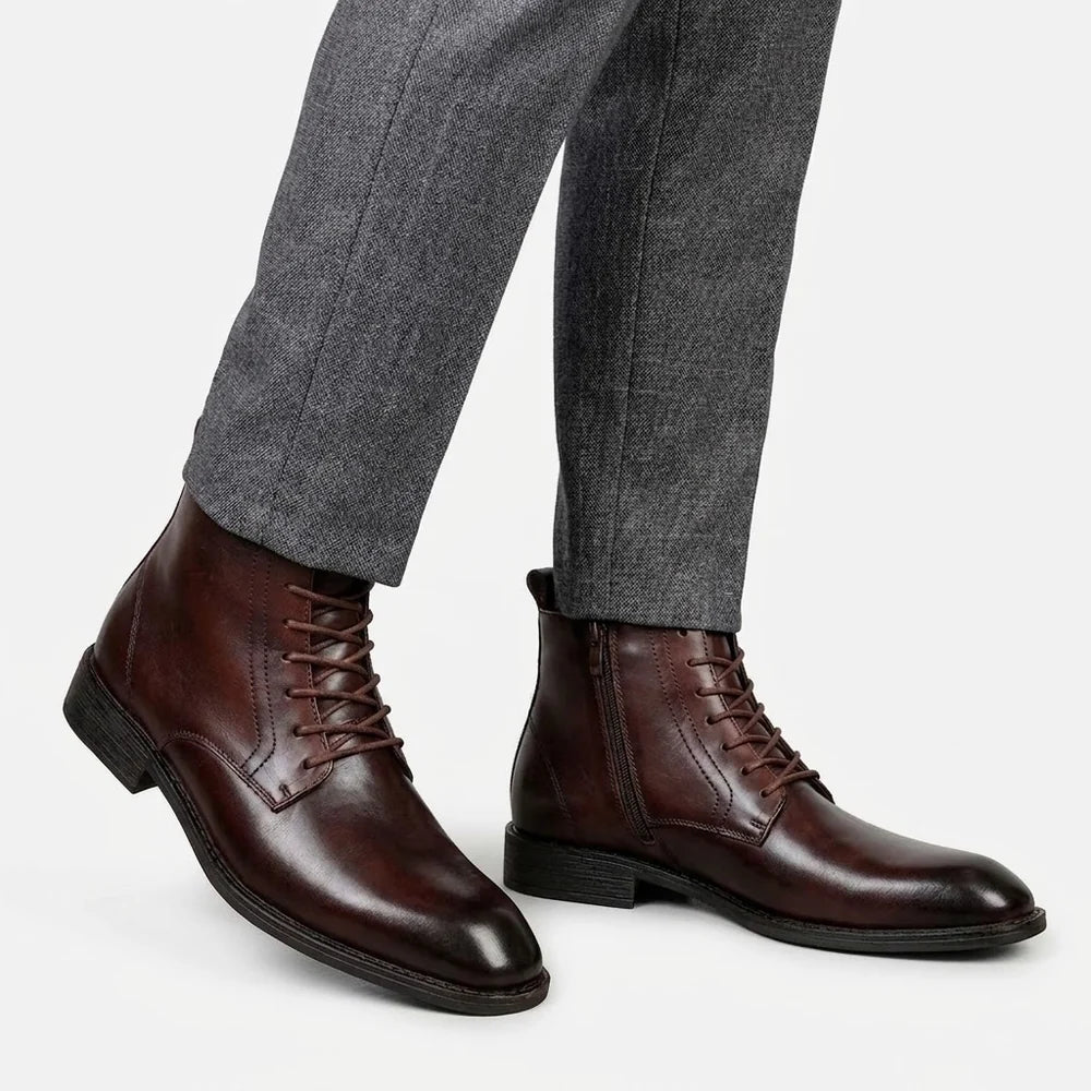 Tommy-Stiefel aus Leder