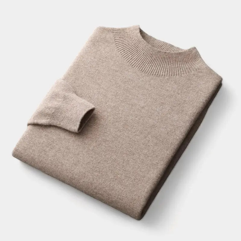 John Pullover mit Stehkragen