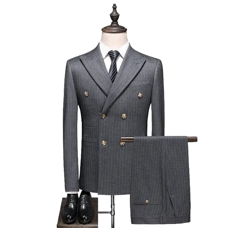 Grauer Dreiteiler Gatsby