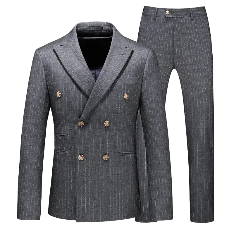 Grauer Dreiteiler Gatsby