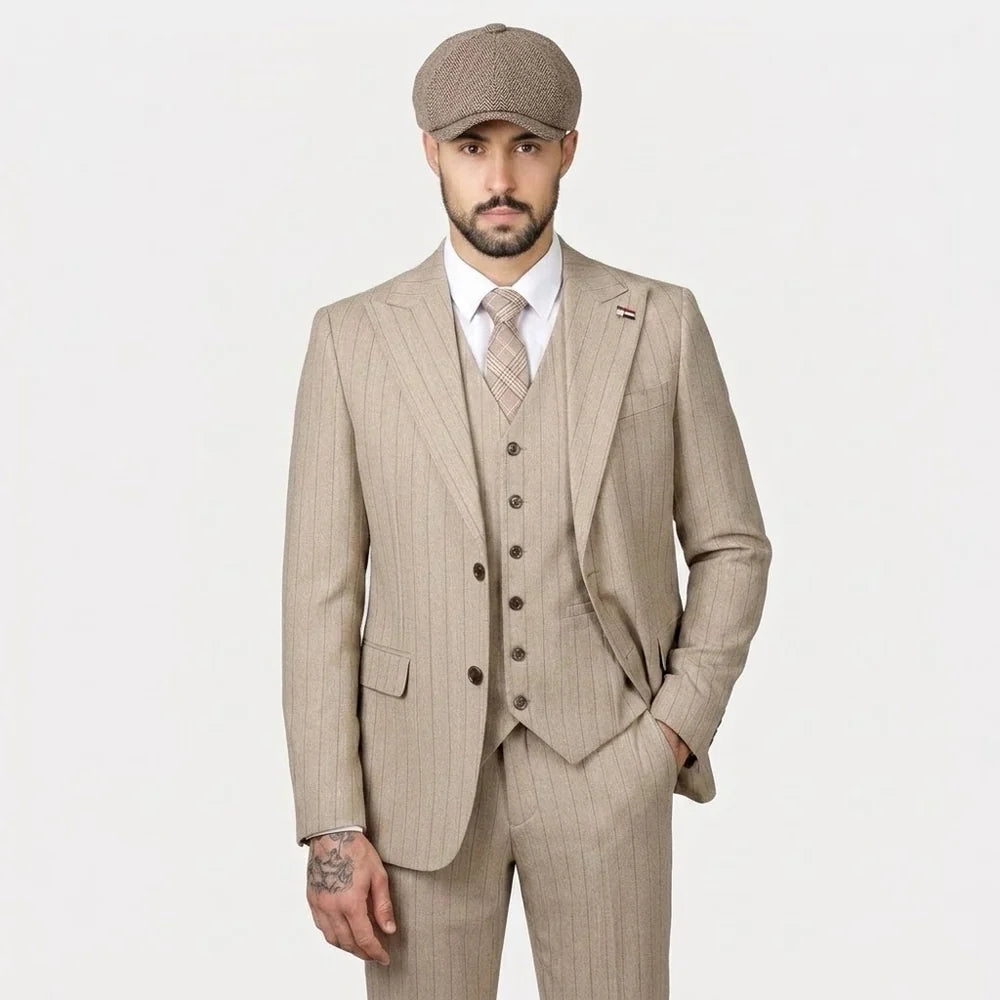 Dreiteiler Beige Imperial