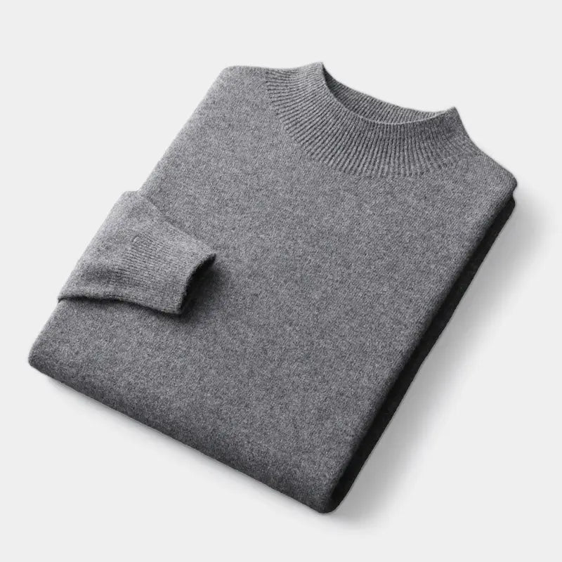 John Pullover mit Stehkragen