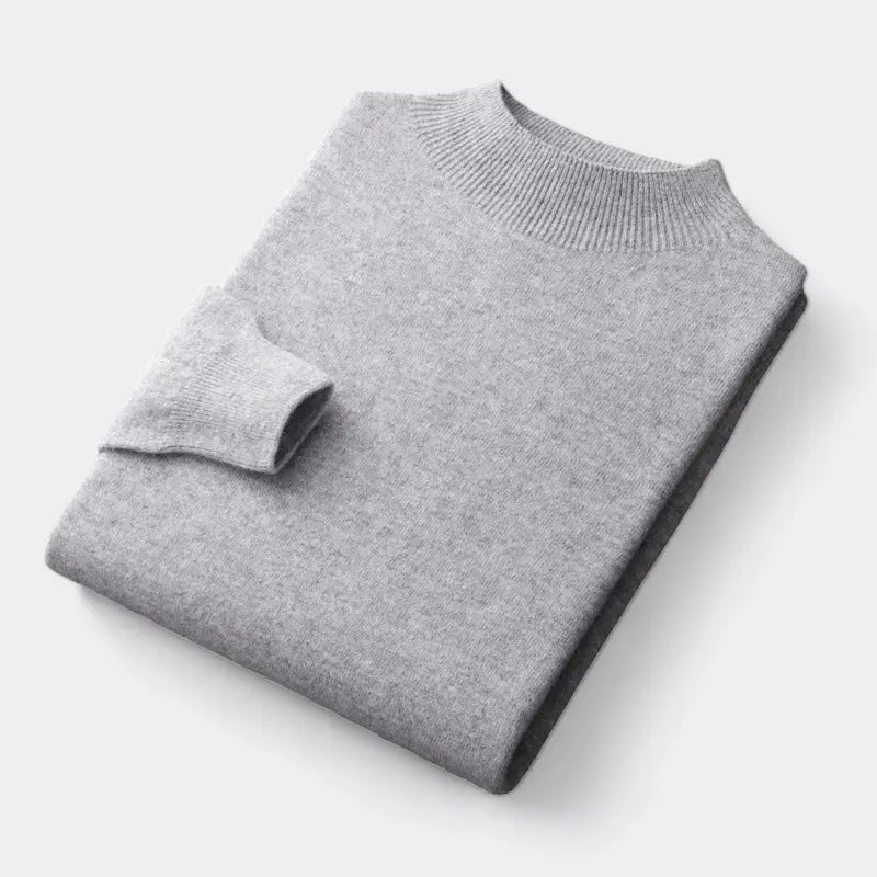 John Pullover mit Stehkragen