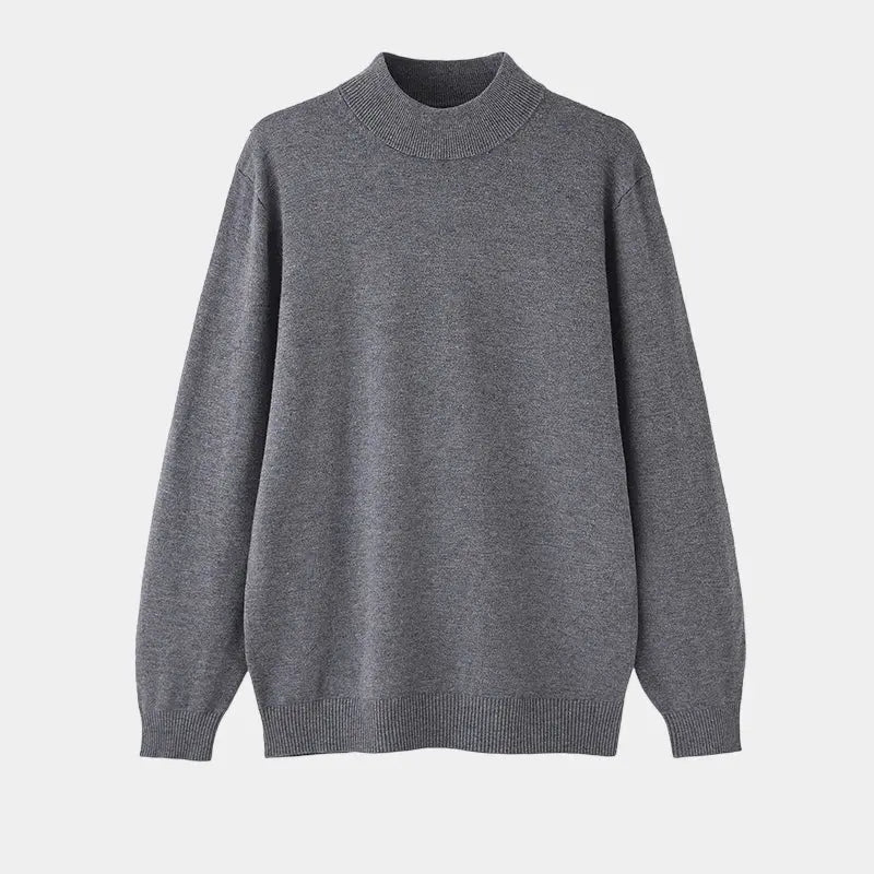John Pullover mit Stehkragen